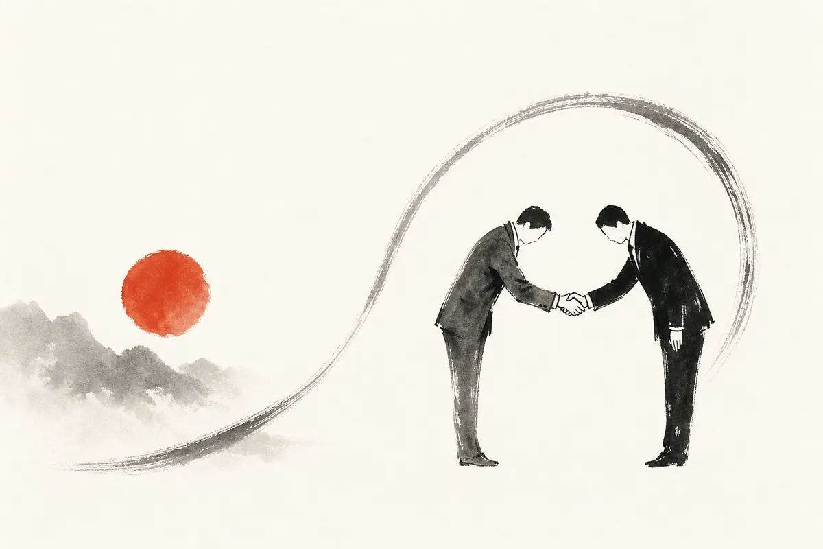 その場で下げない、と決めているのイメージイラスト