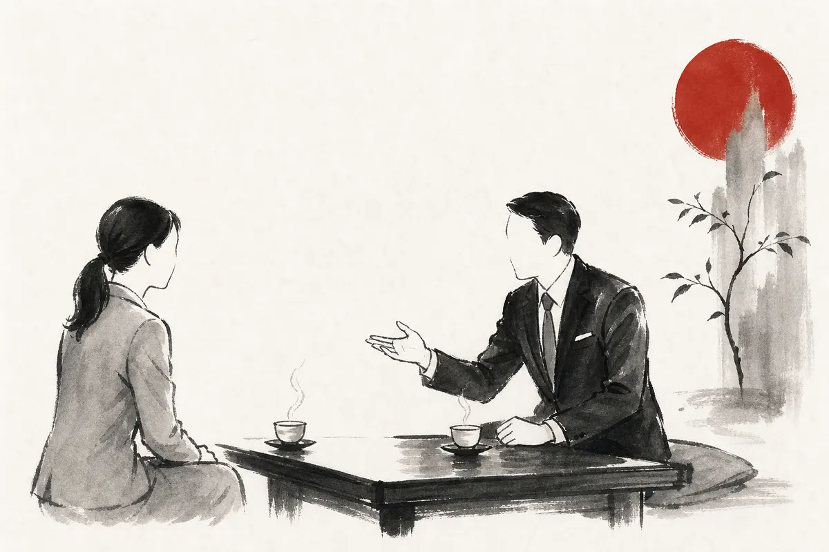 対面営業の身だしなみ｜第一印象を左右する3つのポイントのイメージイラスト